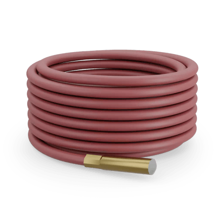 Rdeč kabel visokotemperaturnega senzorja Ebeco zvit v kolutu