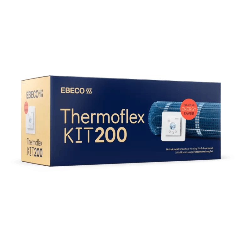 Thermoflex Kit 200, Ebeco.: Celoten komplet za talno ogrevanje za tla iz ploščic, naravnega kamna in linoleja.